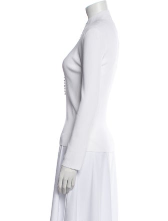 Scanlan Theodore Mock Neck Long Sleeve Top