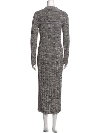 Scanlan Theodore V-Neck Midi Length Dress