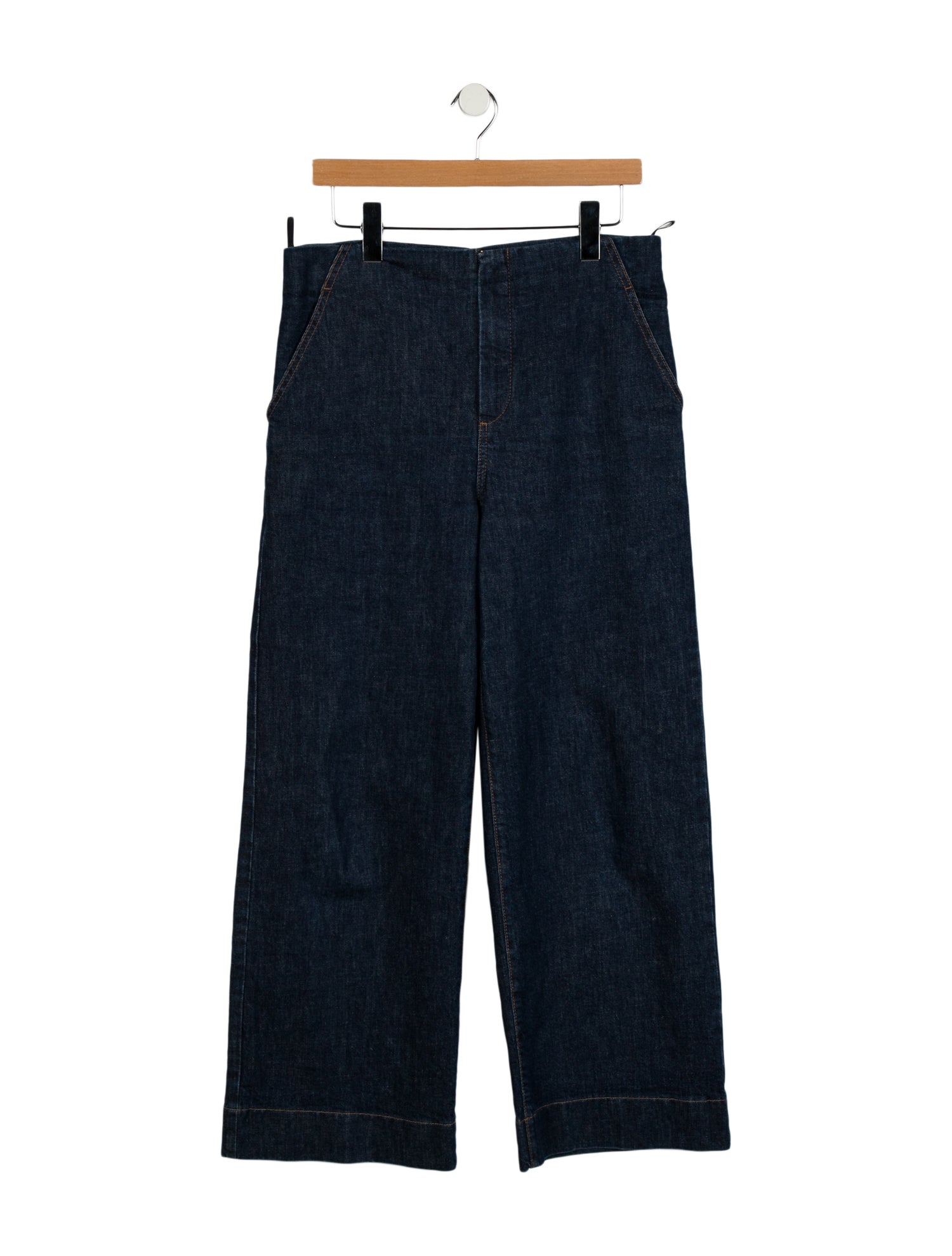 Scanlan Theodore Mid-Rise Wide Leg Jeans