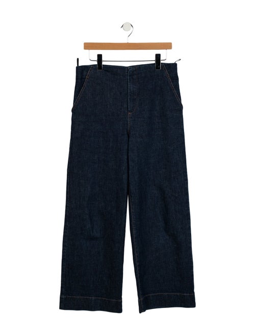 Scanlan Theodore Mid-Rise Wide Leg Jeans