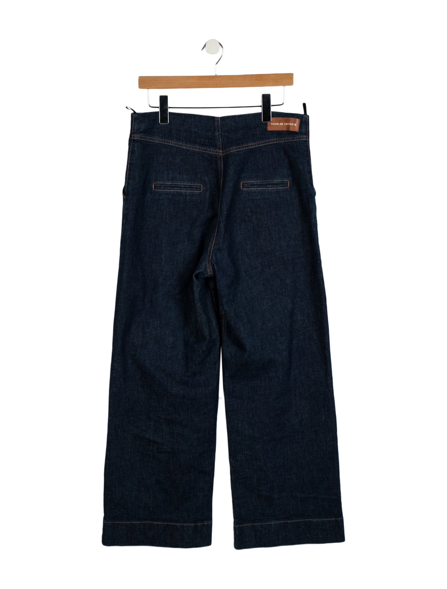 Scanlan Theodore Mid-Rise Wide Leg Jeans