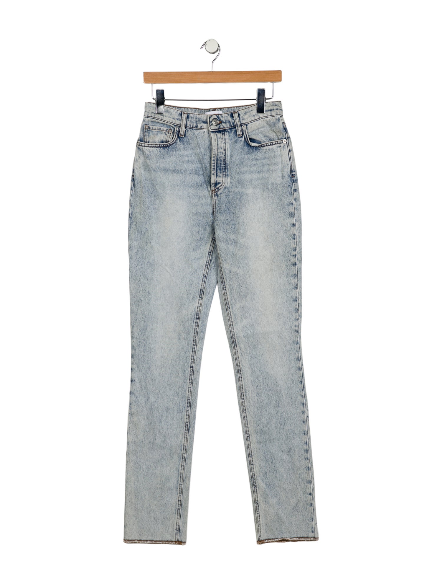 Scanlan Theodore High-Rise Straight Leg Jeans
