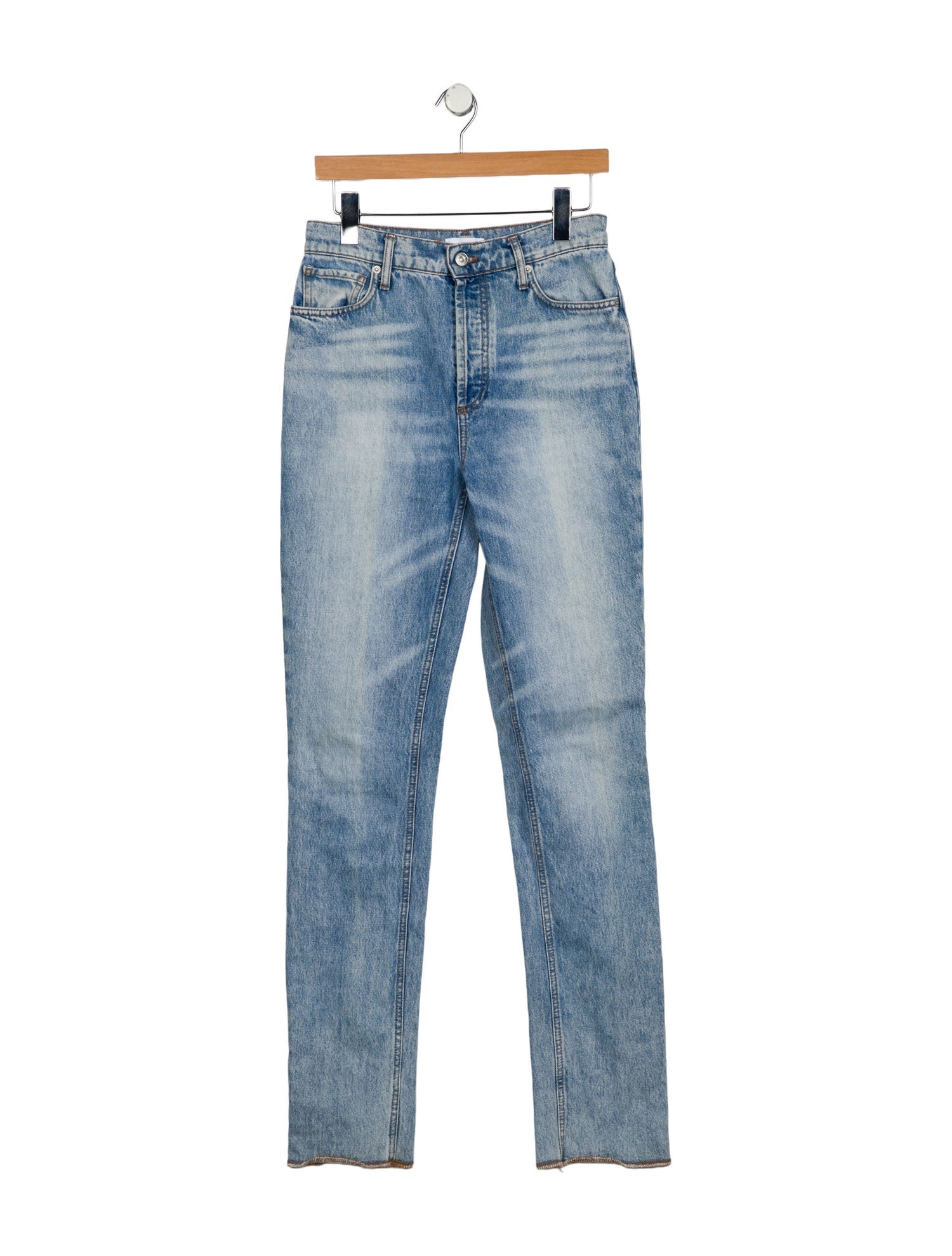 Scanlan Theodore High-Rise Straight Leg Jeans