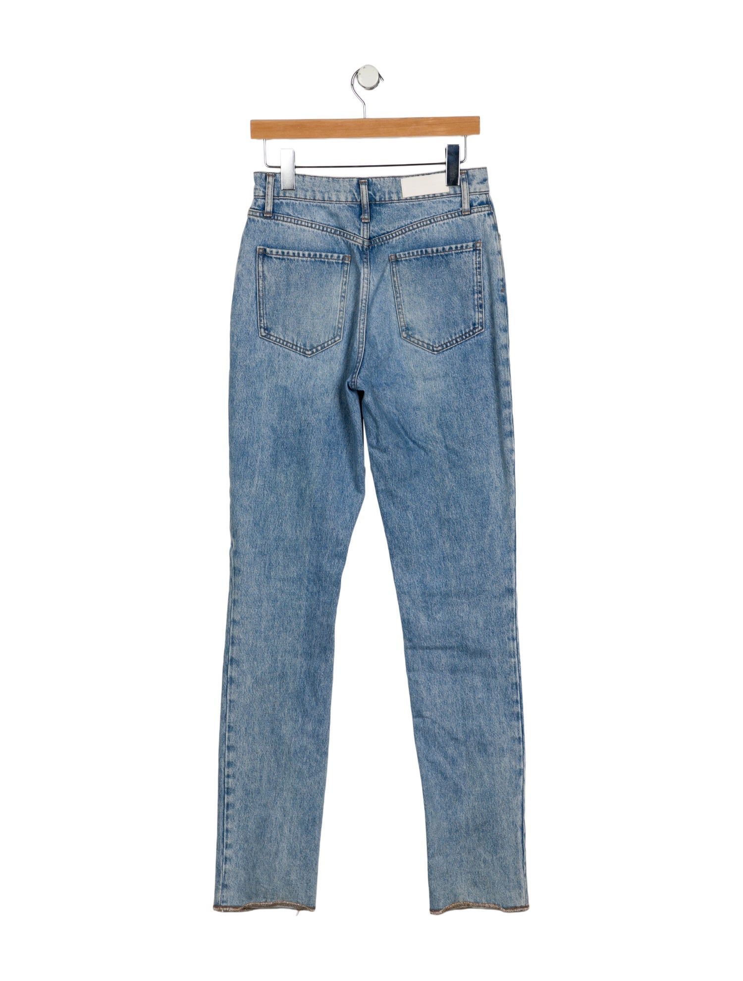 Scanlan Theodore High-Rise Straight Leg Jeans