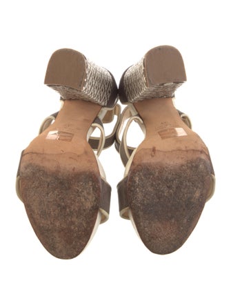 Scanlan Theodore Leather Printed Sandals