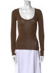 Scanlan Theodore Merino Wool Scoop Neck Sweater