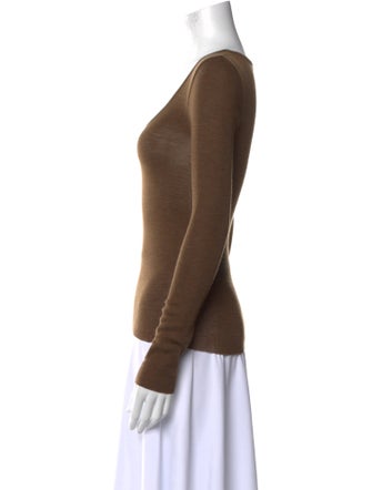 Scanlan Theodore Merino Wool Scoop Neck Sweater