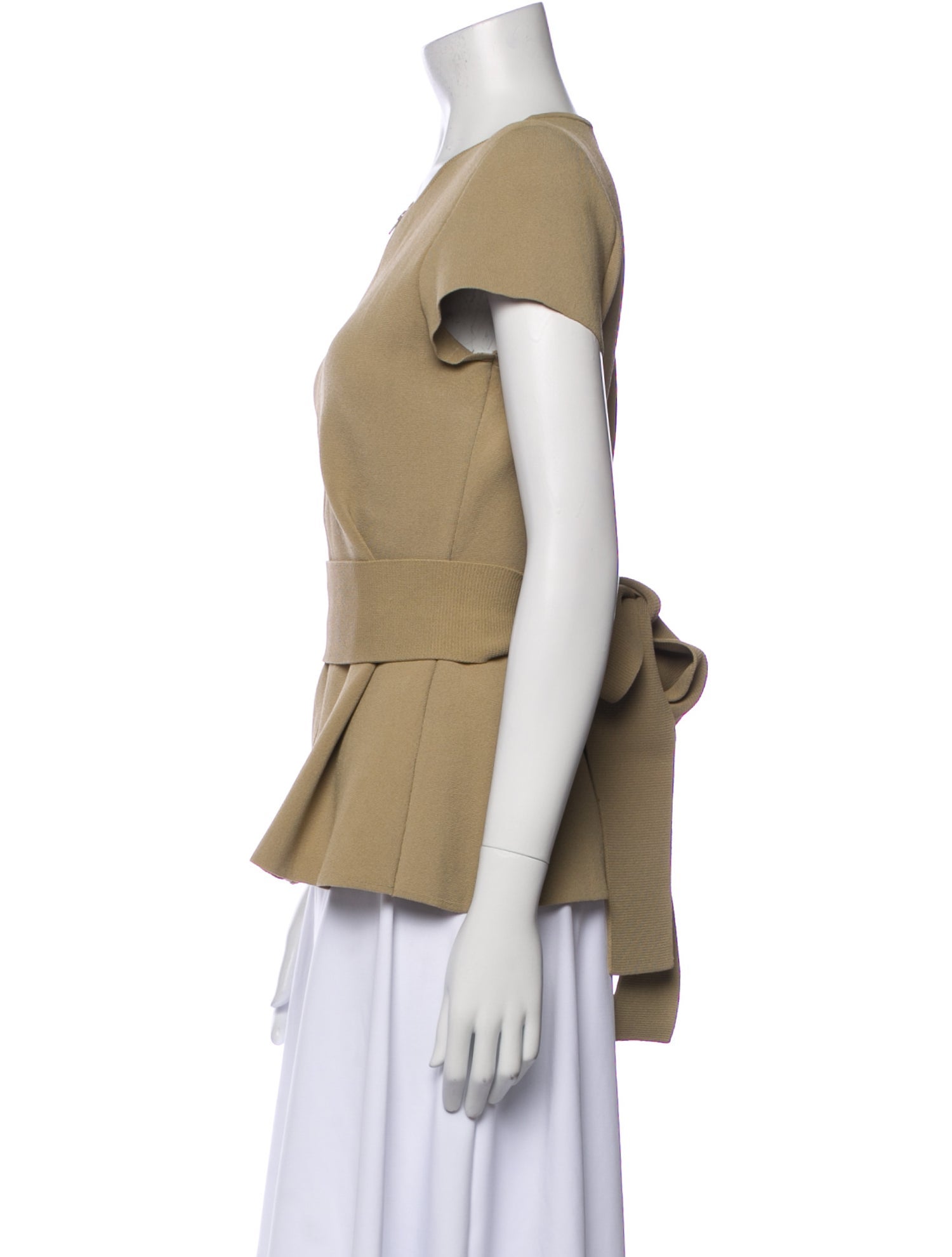 Scanlan Theodore Crew Neck Short Sleeve Top