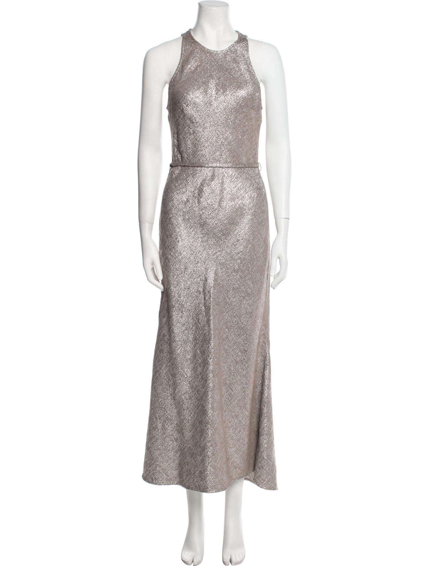 Scanlan Theodore Crew Neck Long Dress