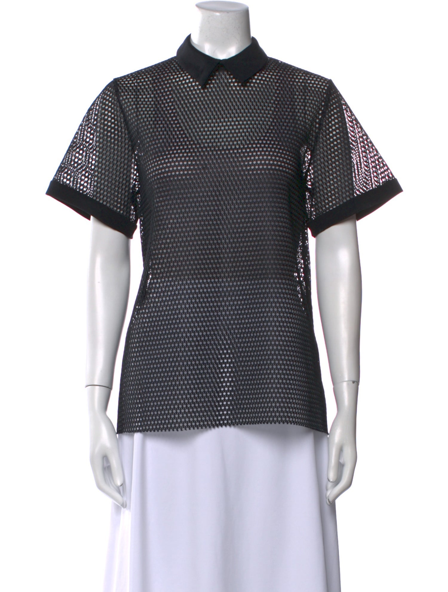 Scanlan Theodore Short Sleeve Button-Up Top