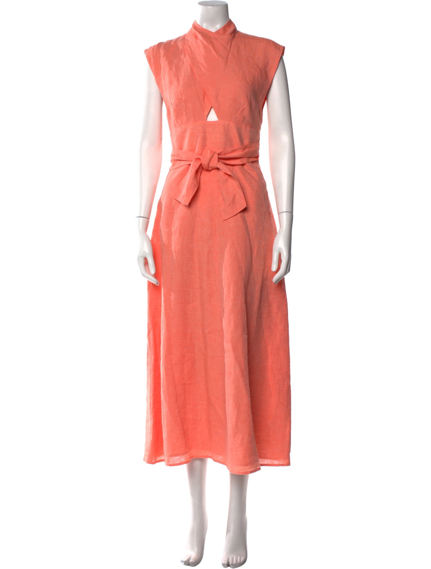 Scanlan Theodore Linen Long Dress