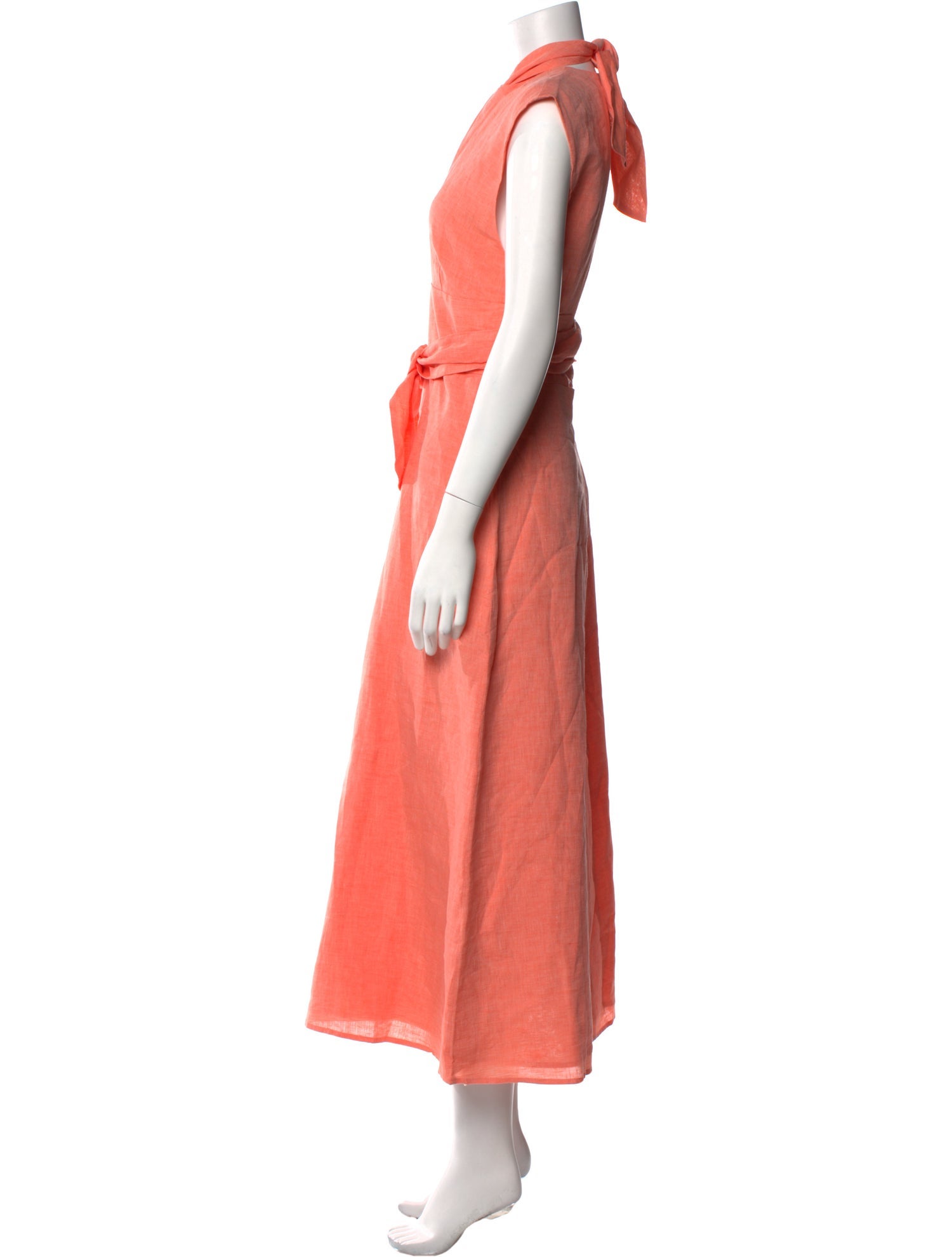 Scanlan Theodore Linen Long Dress