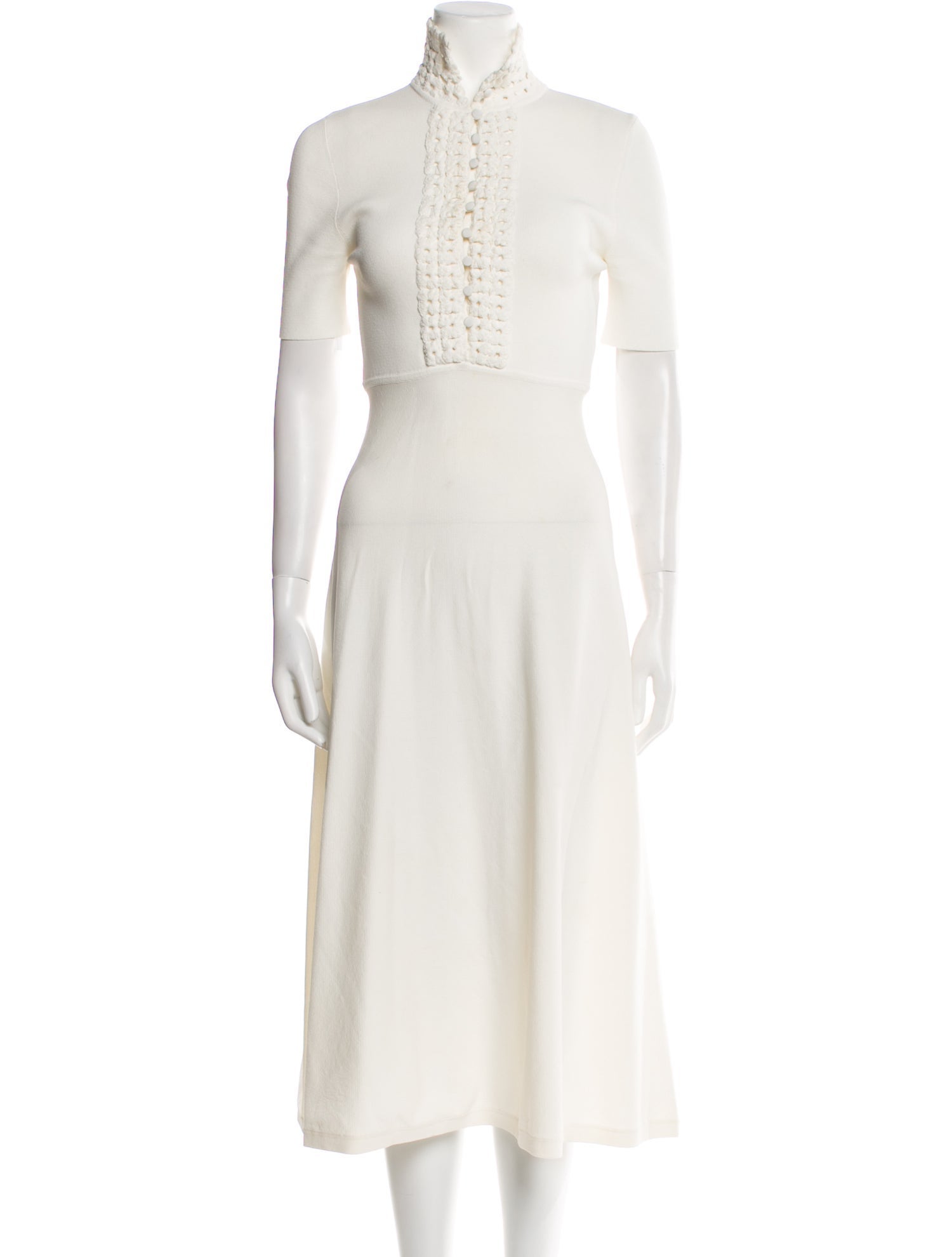 Scanlan Theodore Mock Neck Long Dress