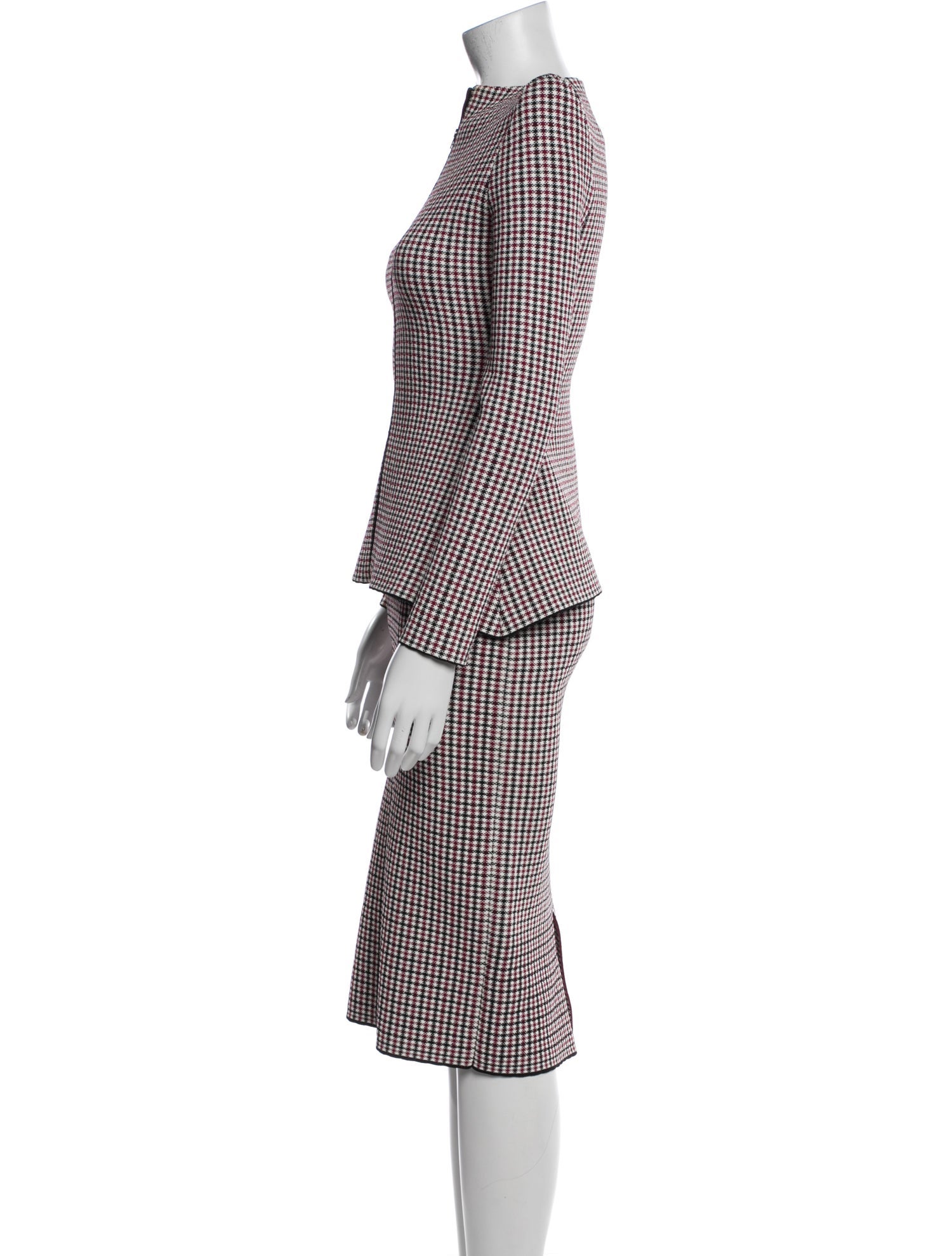 Scanlan Theodore Plaid Print Pant Set