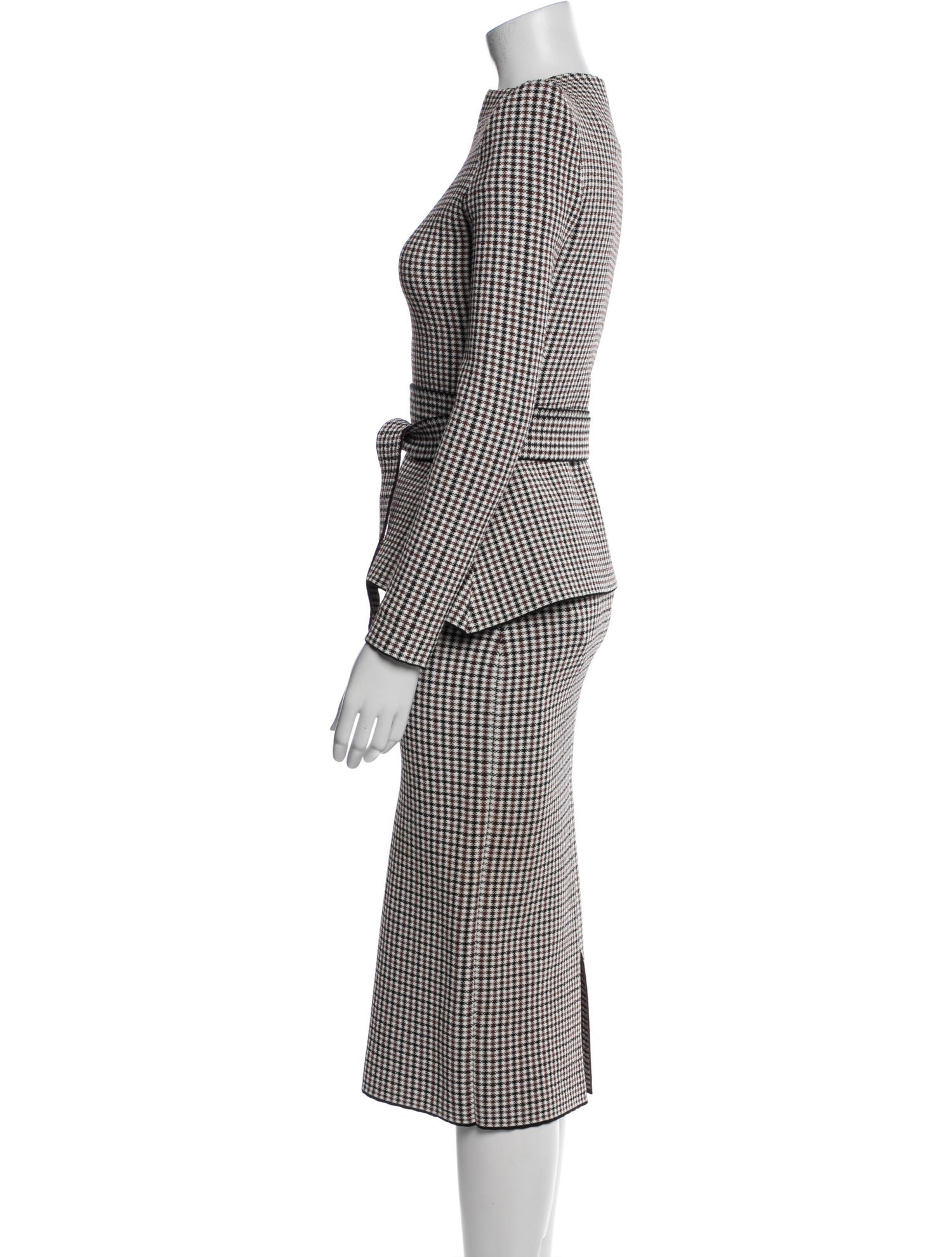 Scanlan Theodore Houndstooth Print Pant Set