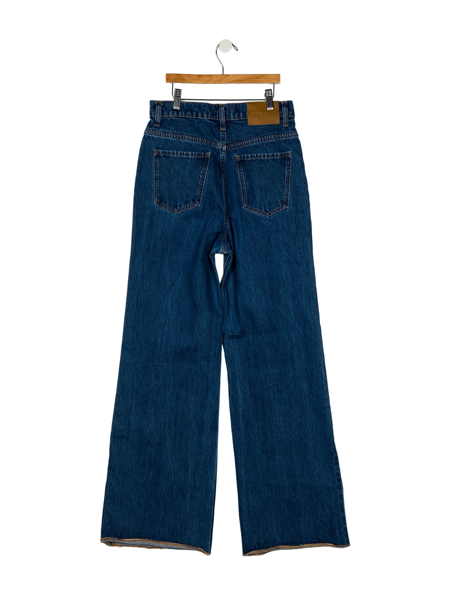 Scanlan Theodore High-Rise Wide Leg Jeans