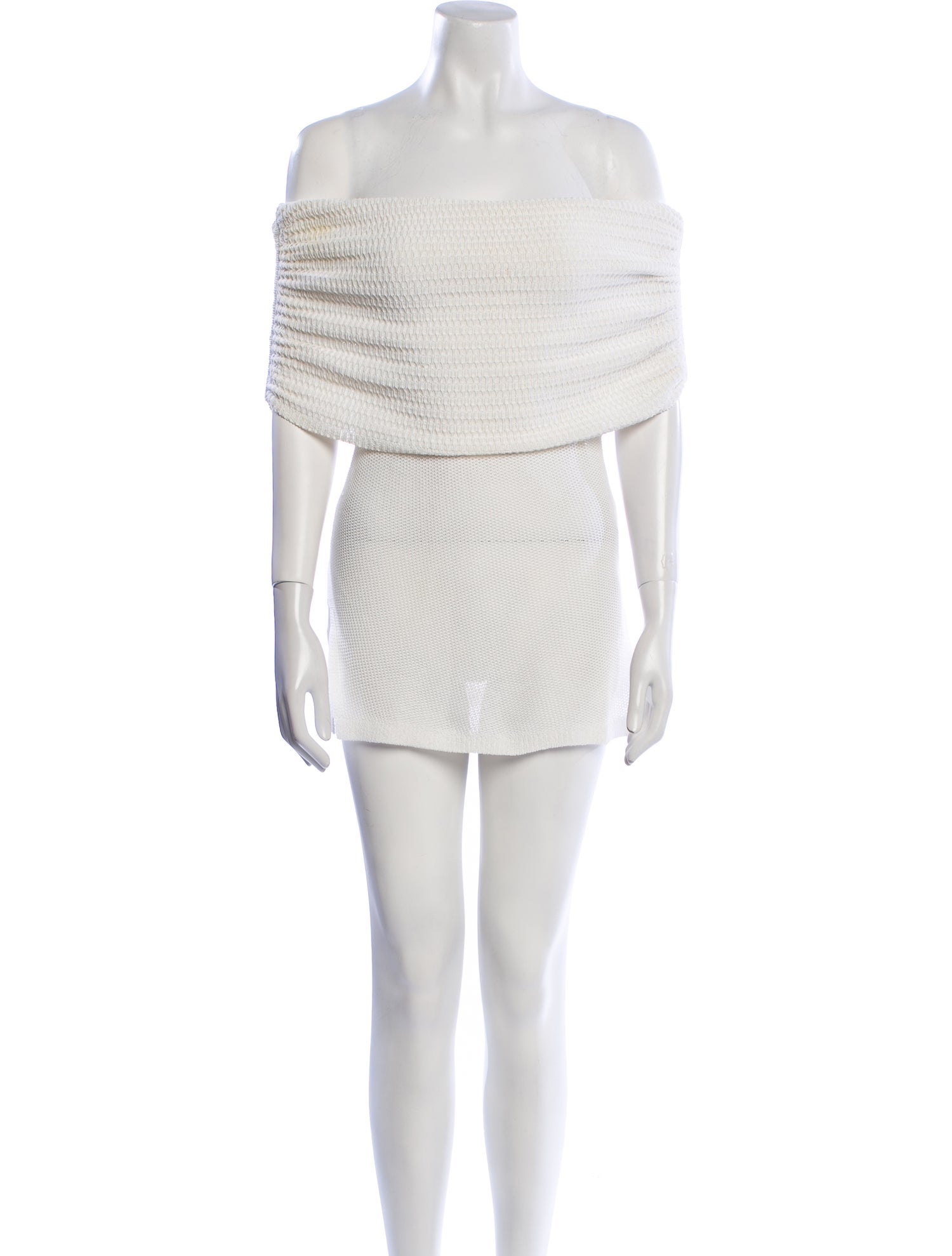 Scanlan Theodore Off-The-Shoulder Mini Dress