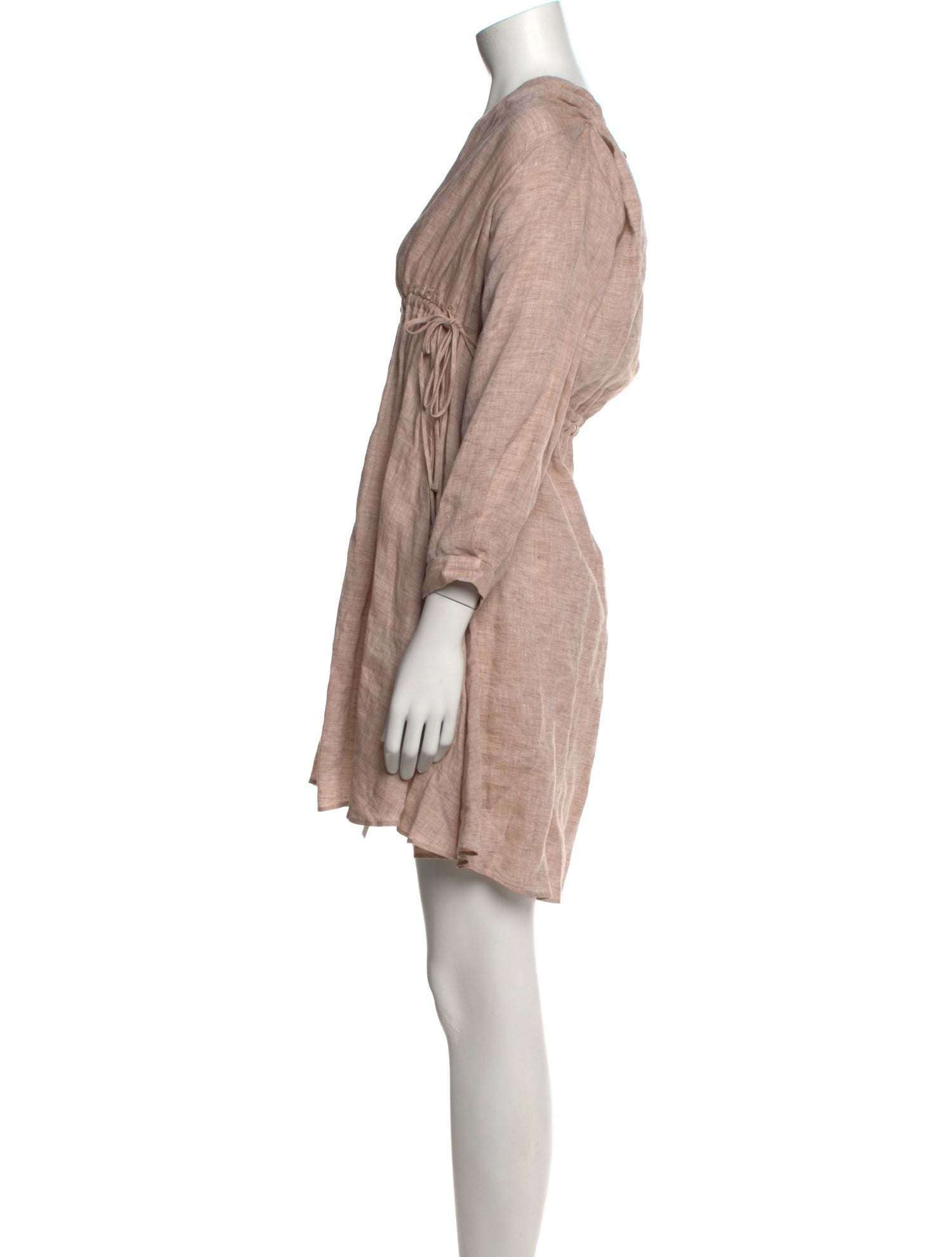 Scanlan Theodore Linen Mini Dress