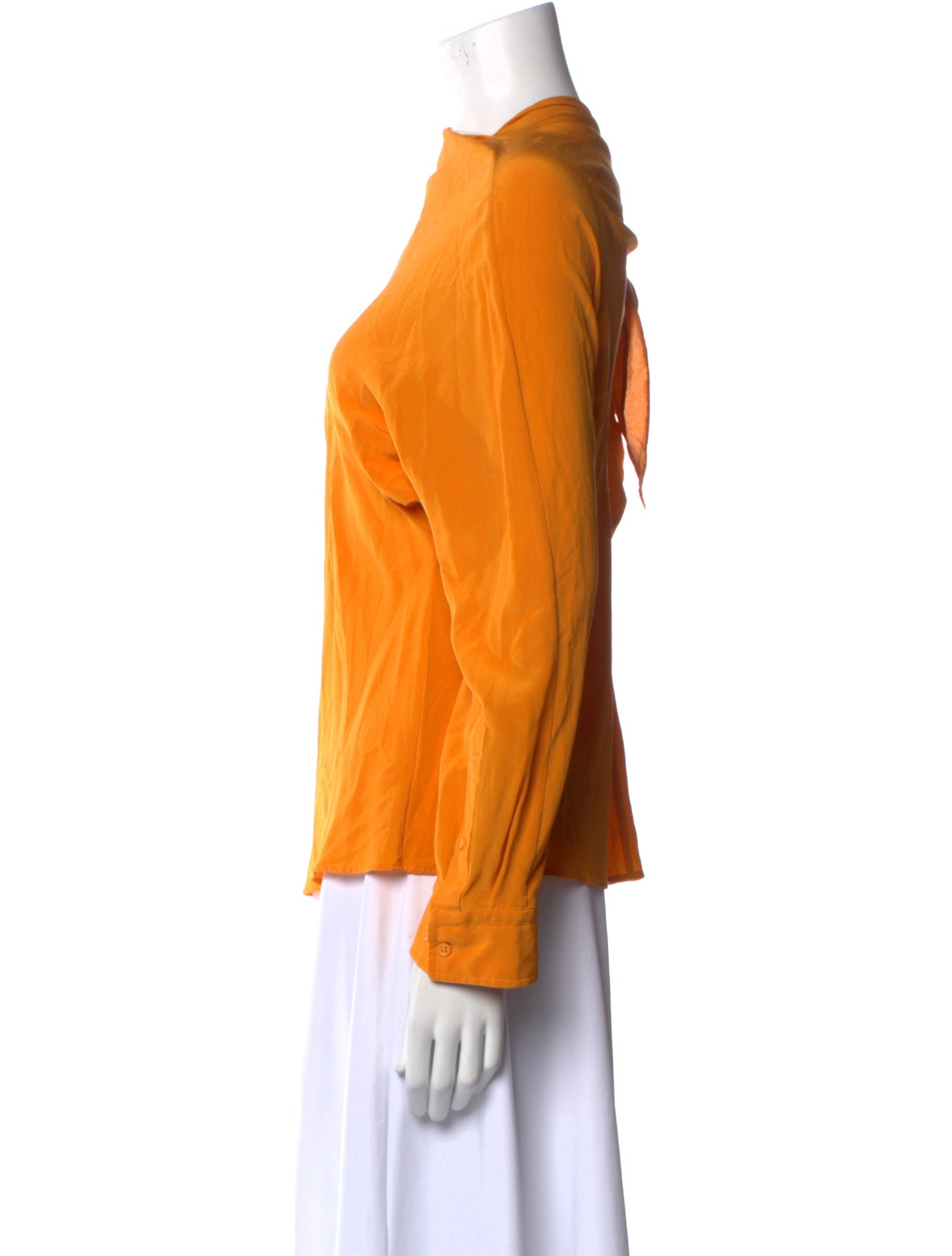 Scanlan Theodore Silk Bateau Neckline Blouse