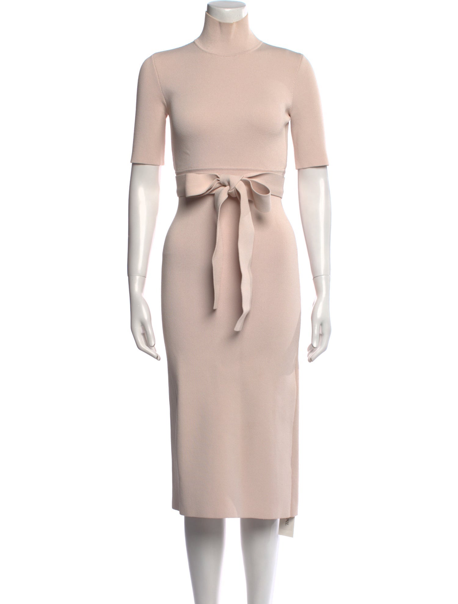 Scanlan Theodore Turtleneck Midi Length Dress