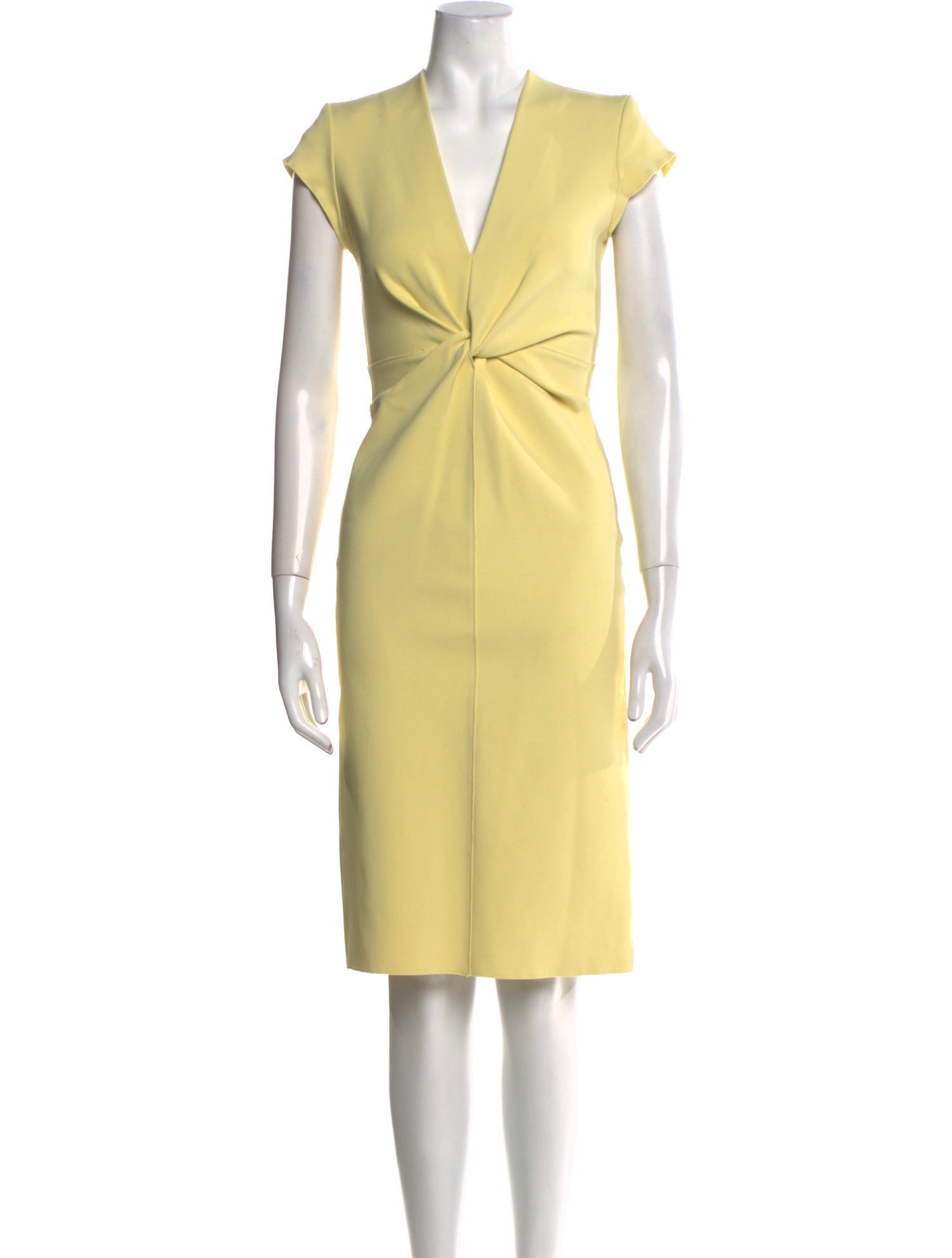 Scanlan Theodore V-Neck Knee-Length Dress