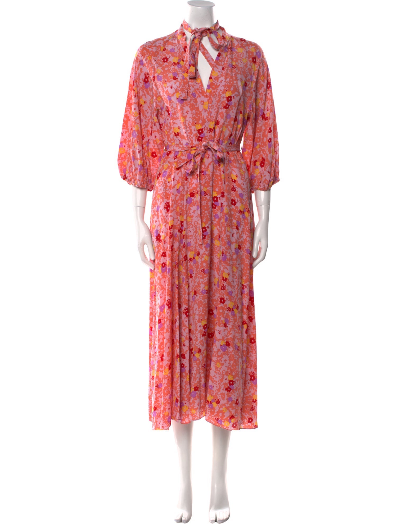 Scanlan Theodore Silk Long Dress