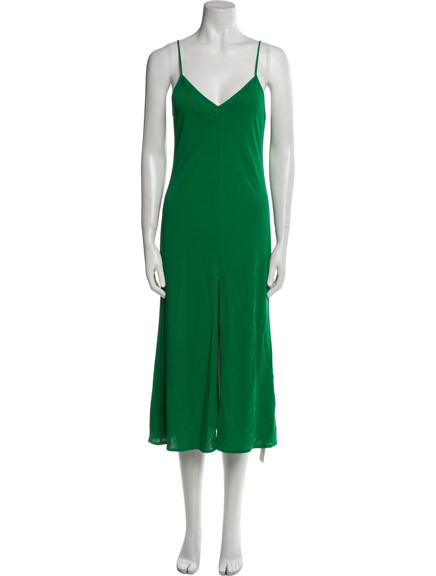 Scanlan Theodore V-Neck Midi Length Dress
