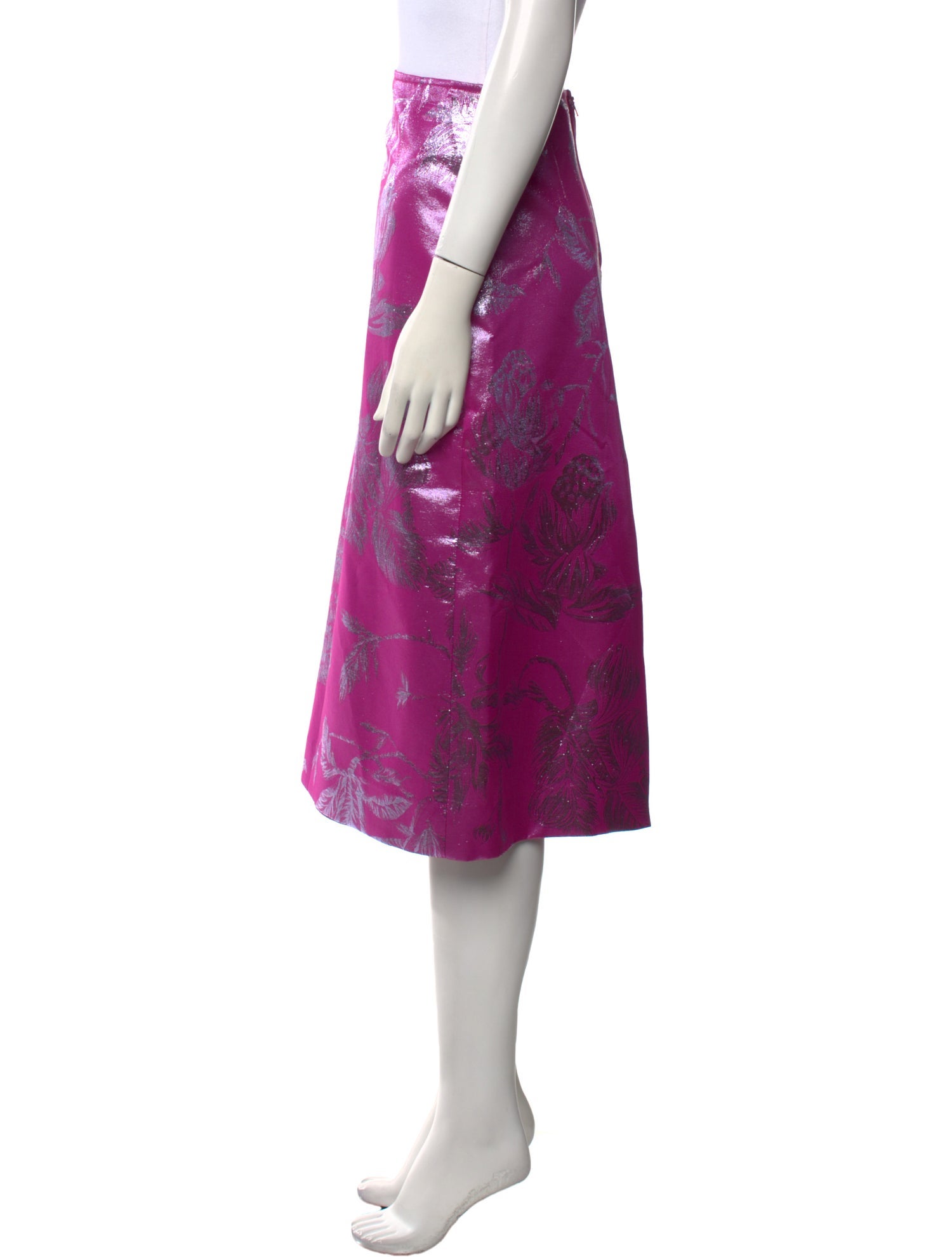 Scanlan Theodore Silk Midi Length Skirt