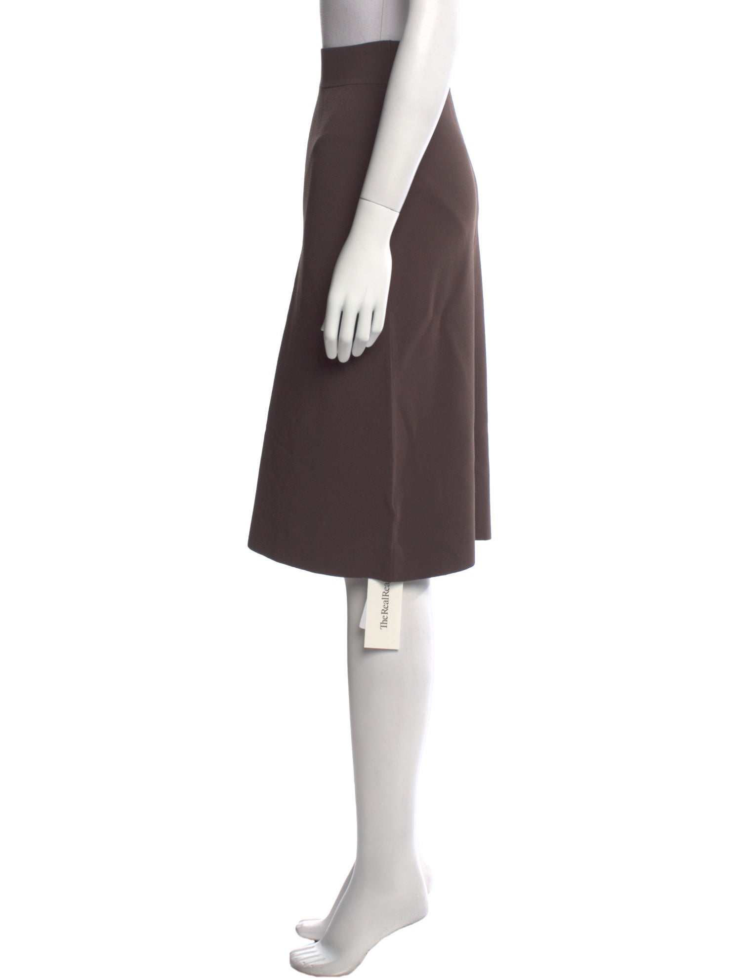 Scanlan Theodore Cutout Accent Knee-Length Skirt