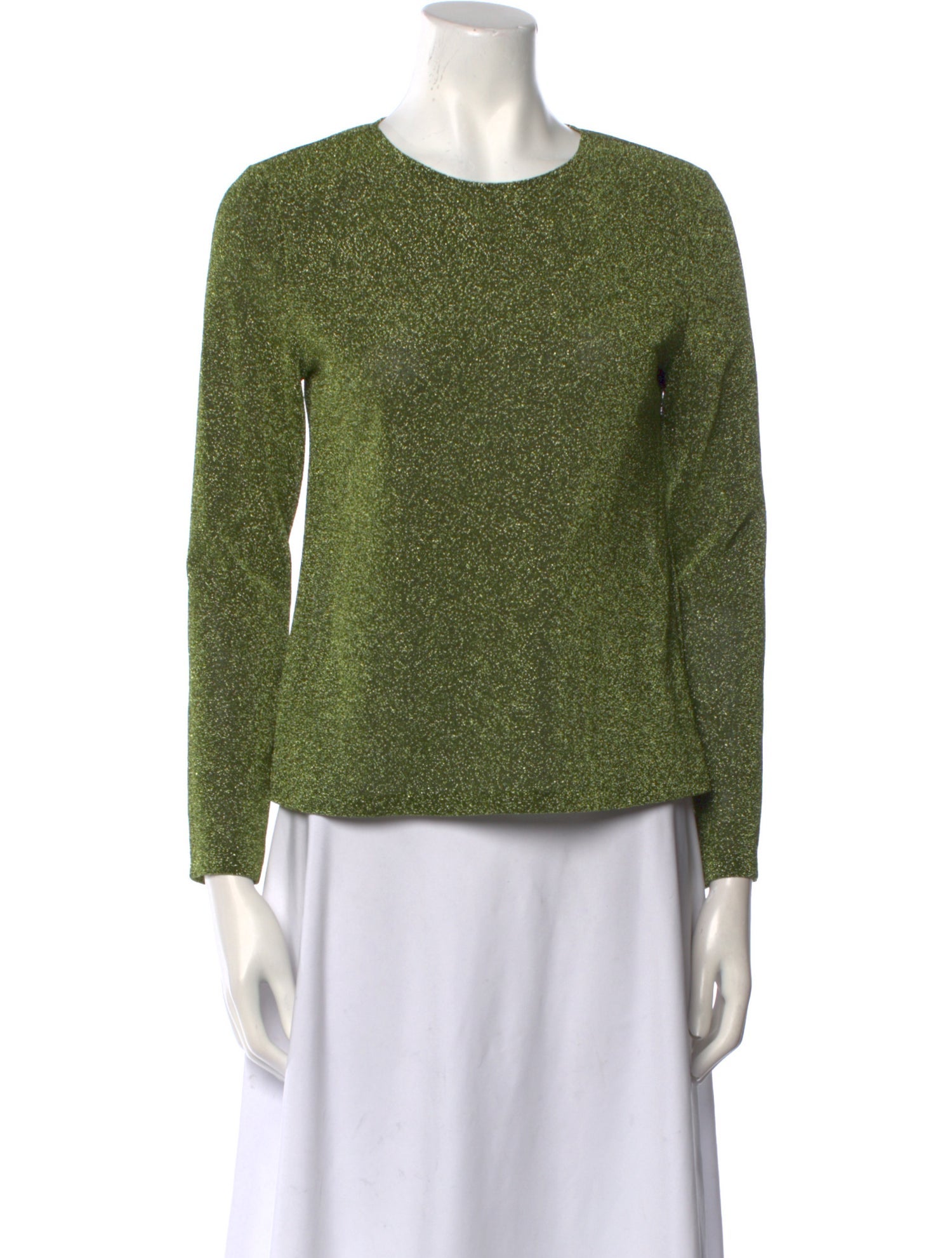 Scanlan Theodore Crew Neck Long Sleeve Top