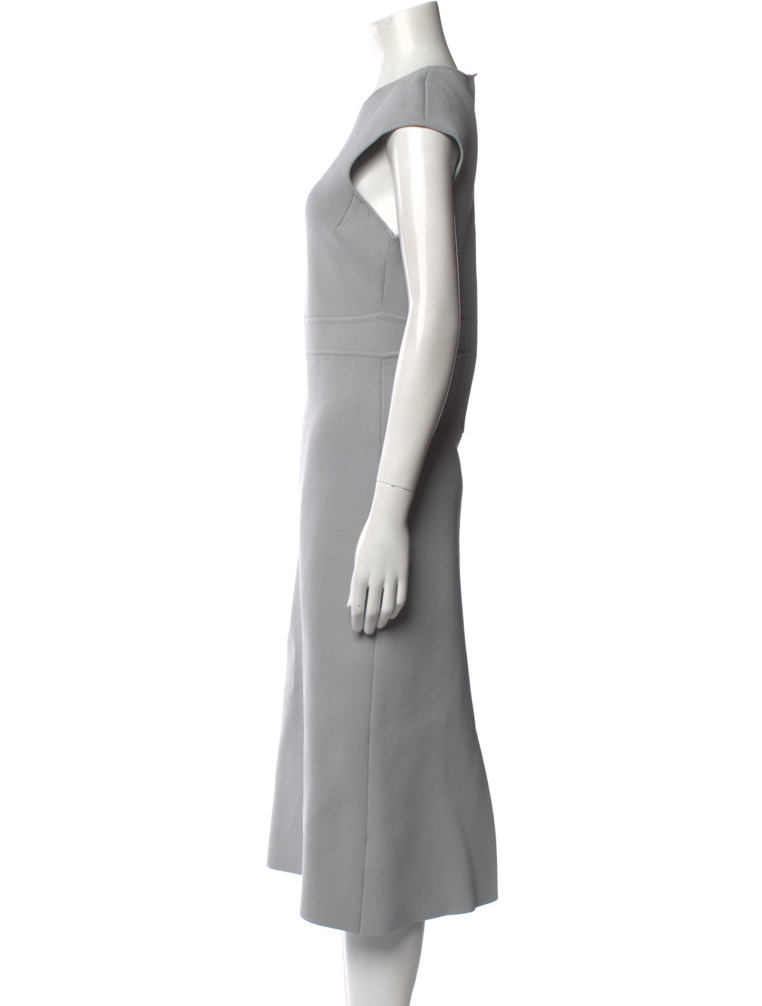 Scanlan Theodore Crew Neck Long Dress