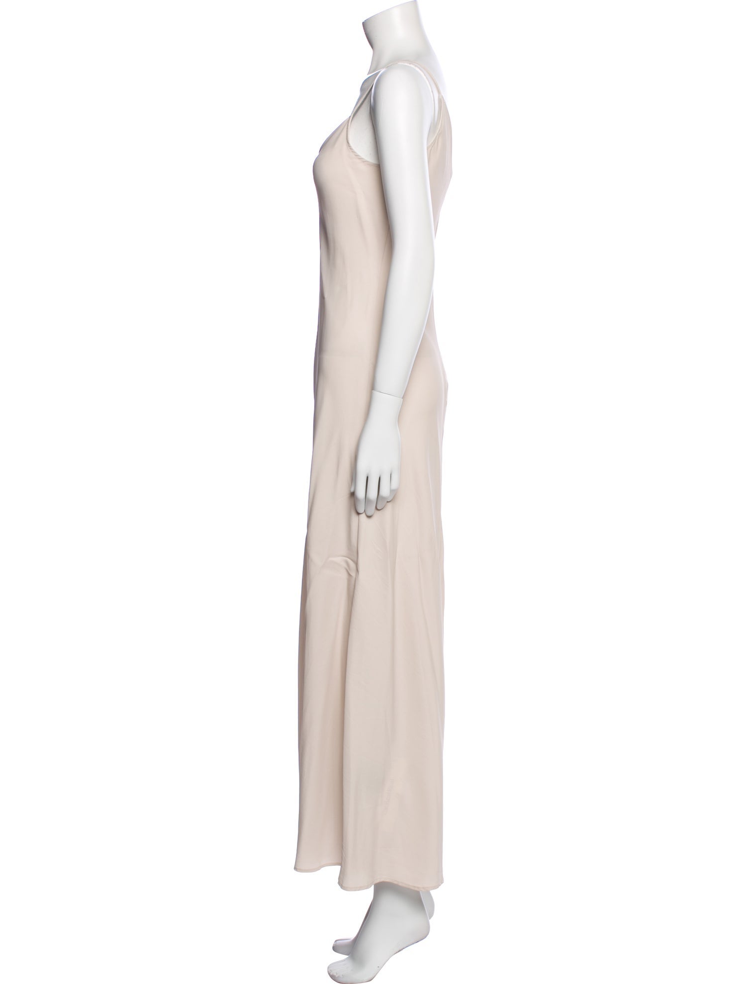 Scanlan Theodore Square Neckline Long Dress