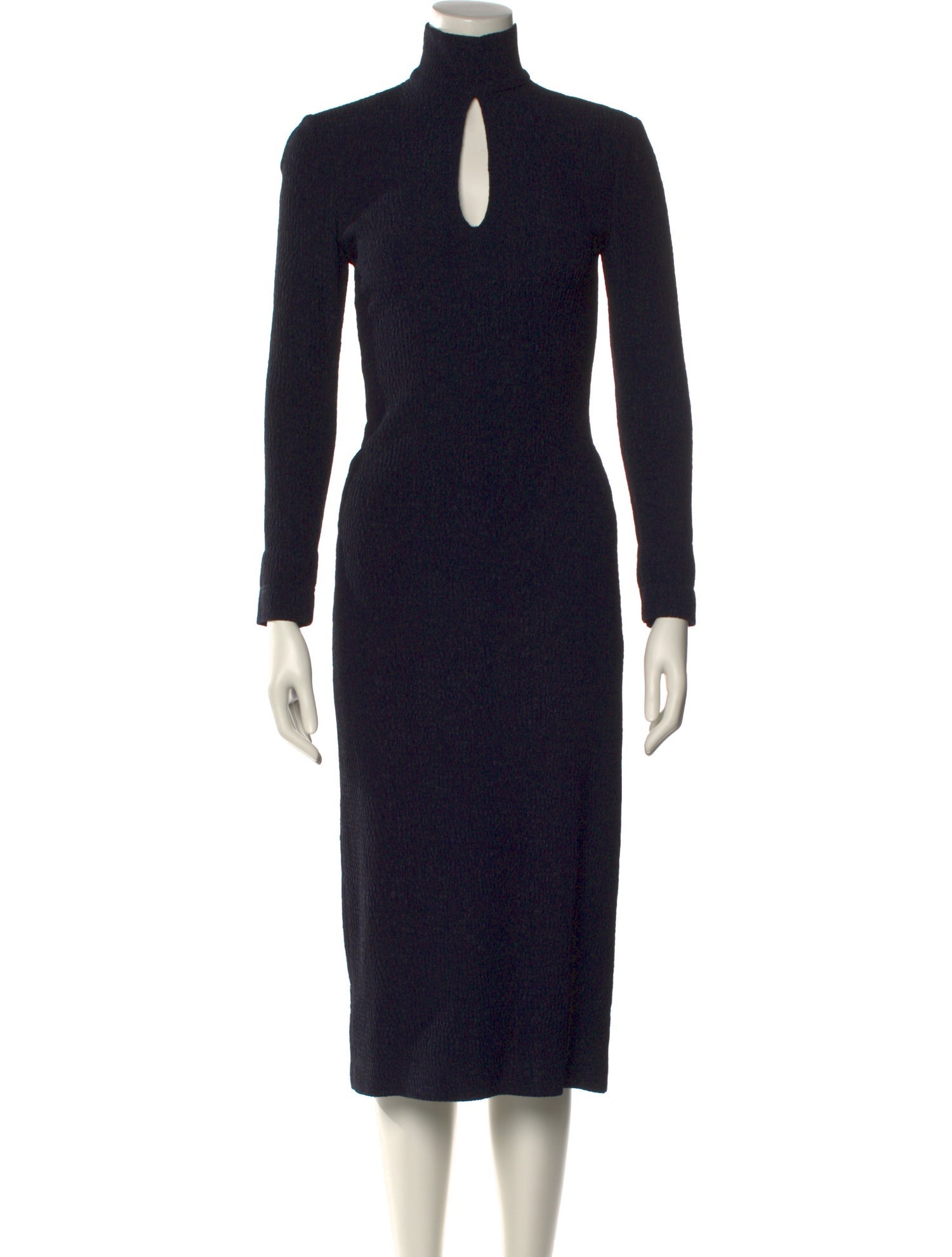 Scanlan Theodore Turtleneck Midi Length Dress