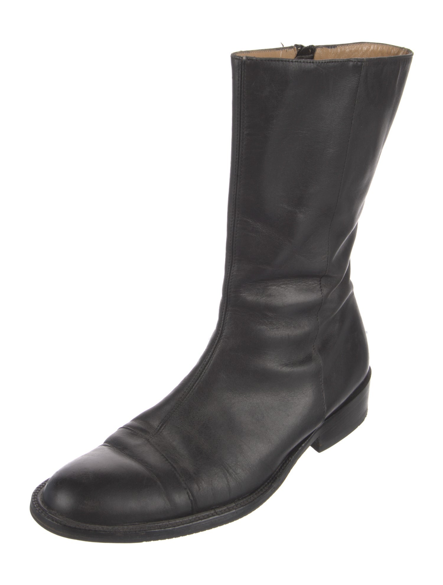 Scanlan Theodore Leather Moto Boots