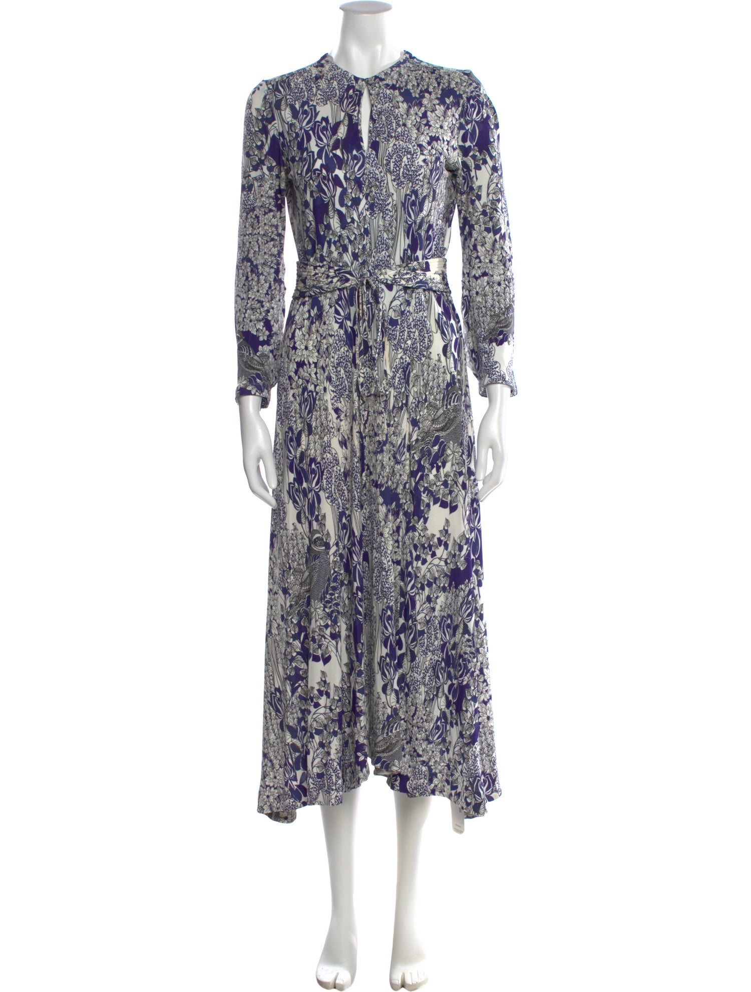 Scanlan Theodore Printed Midi Length Dress