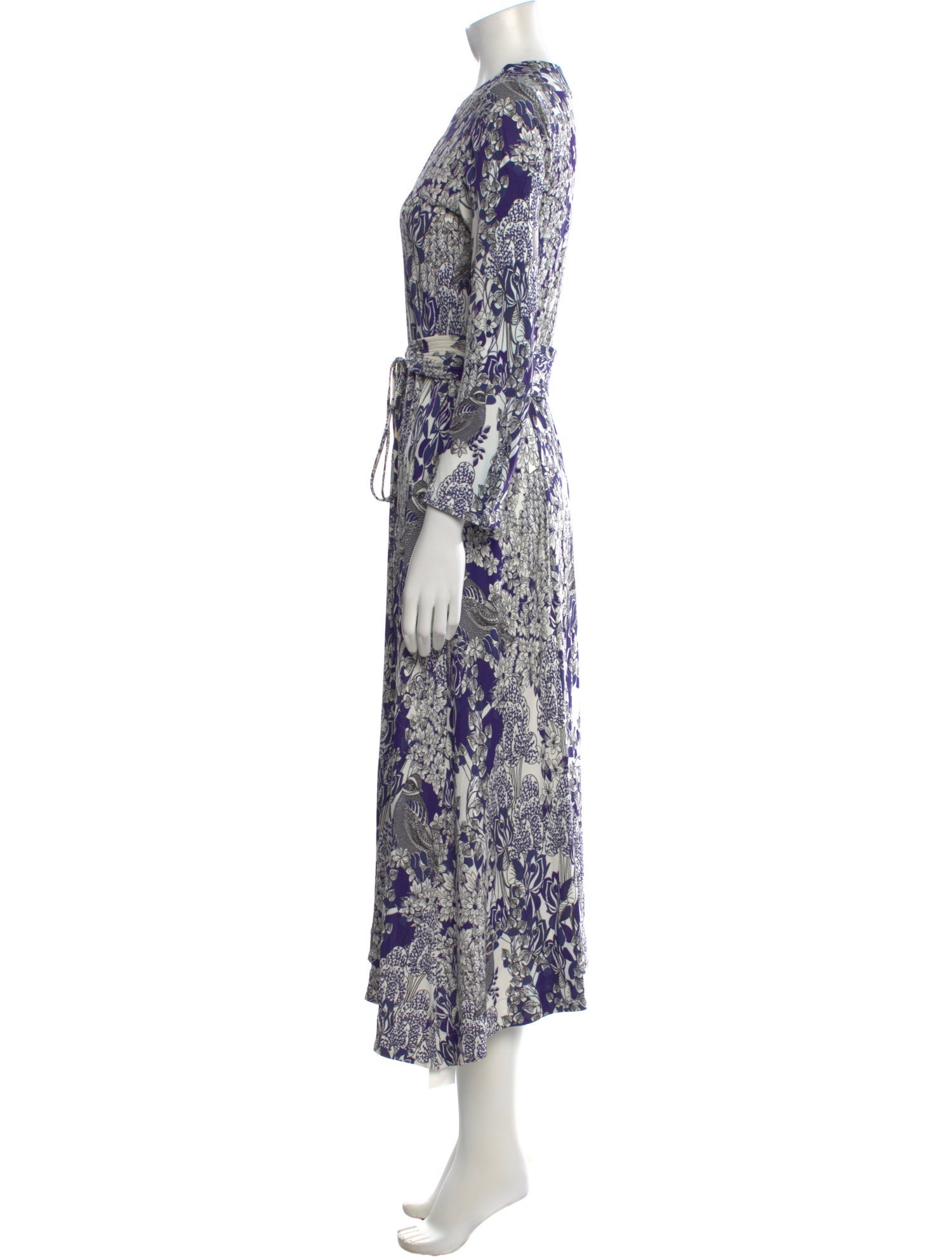 Scanlan Theodore Printed Midi Length Dress