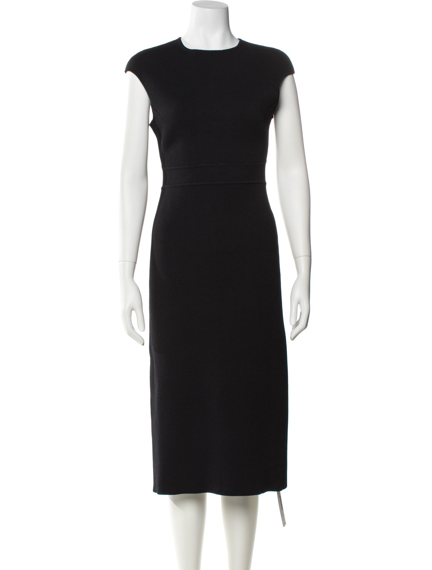 Scanlan Theodore Crew Neck Midi Length Dress