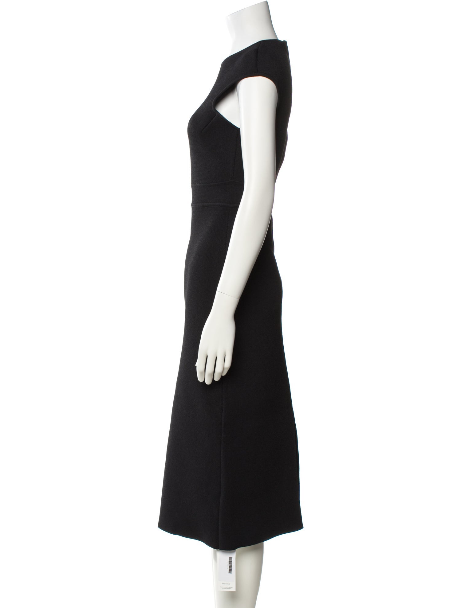 Scanlan Theodore Crew Neck Midi Length Dress