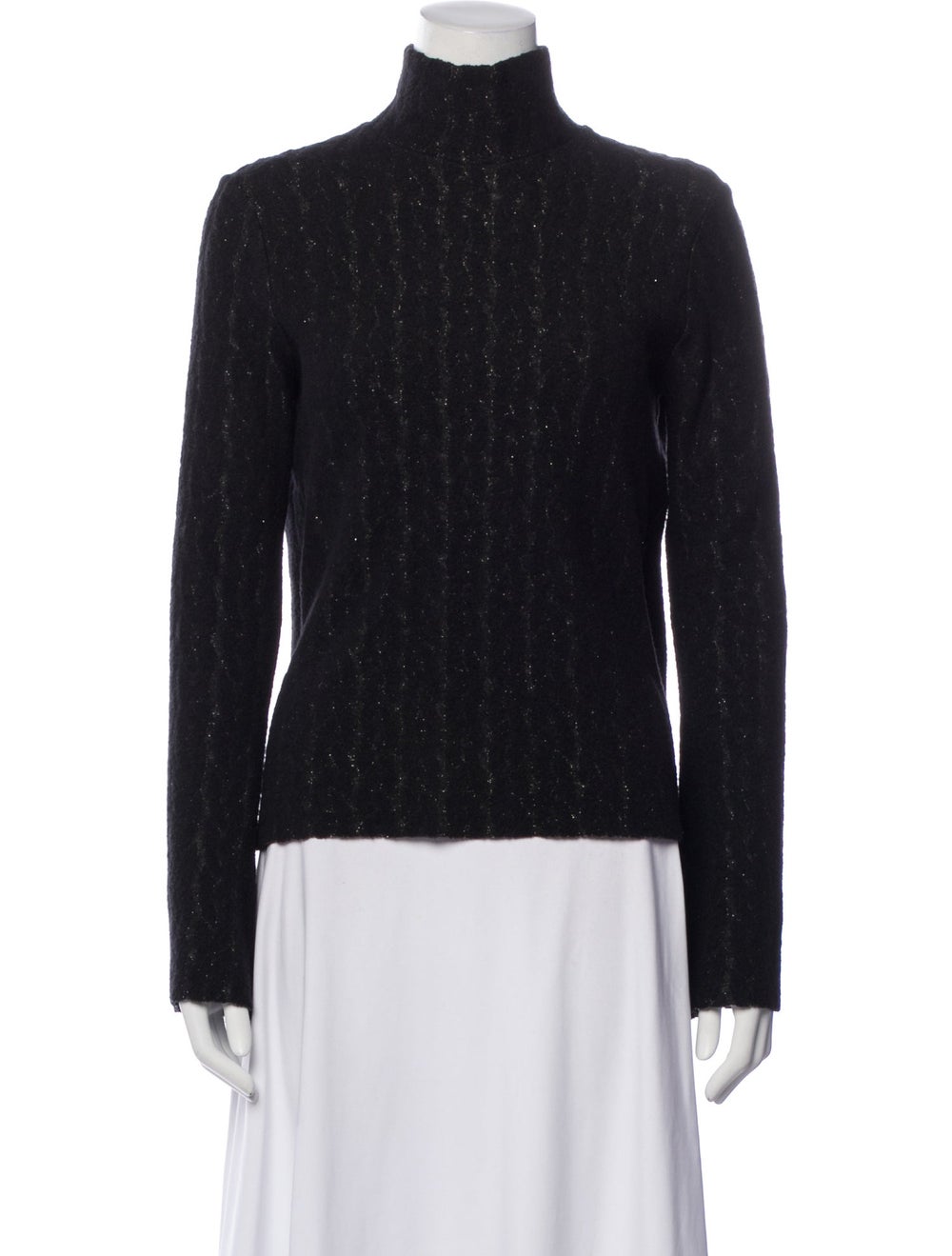 Scanlan Theodore Virgin Wool Patterned Top - image 1