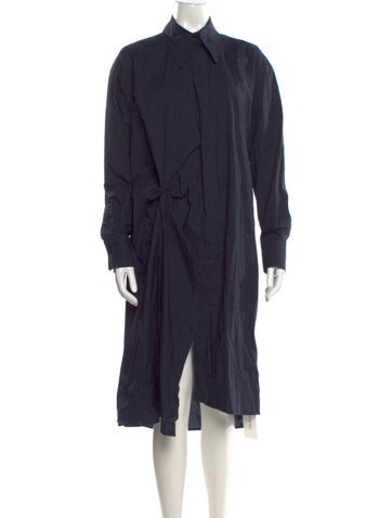 Pre-owned Scanlan Theodore Midi Length Dress In Black