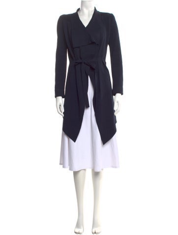 Pre-owned Scanlan Theodore V-neck Sweater In Blue