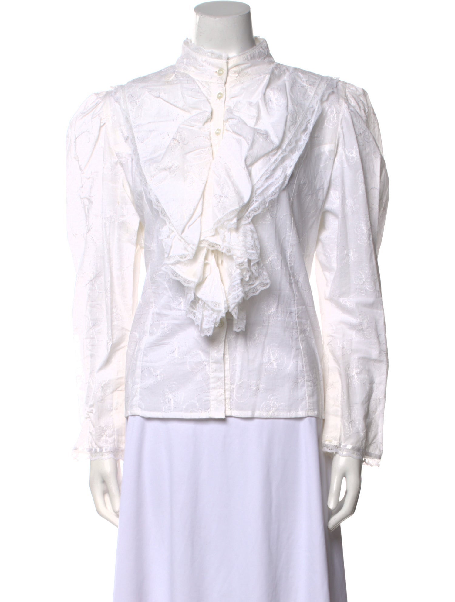 Scully & Scully Mock Neck Long Sleeve Top