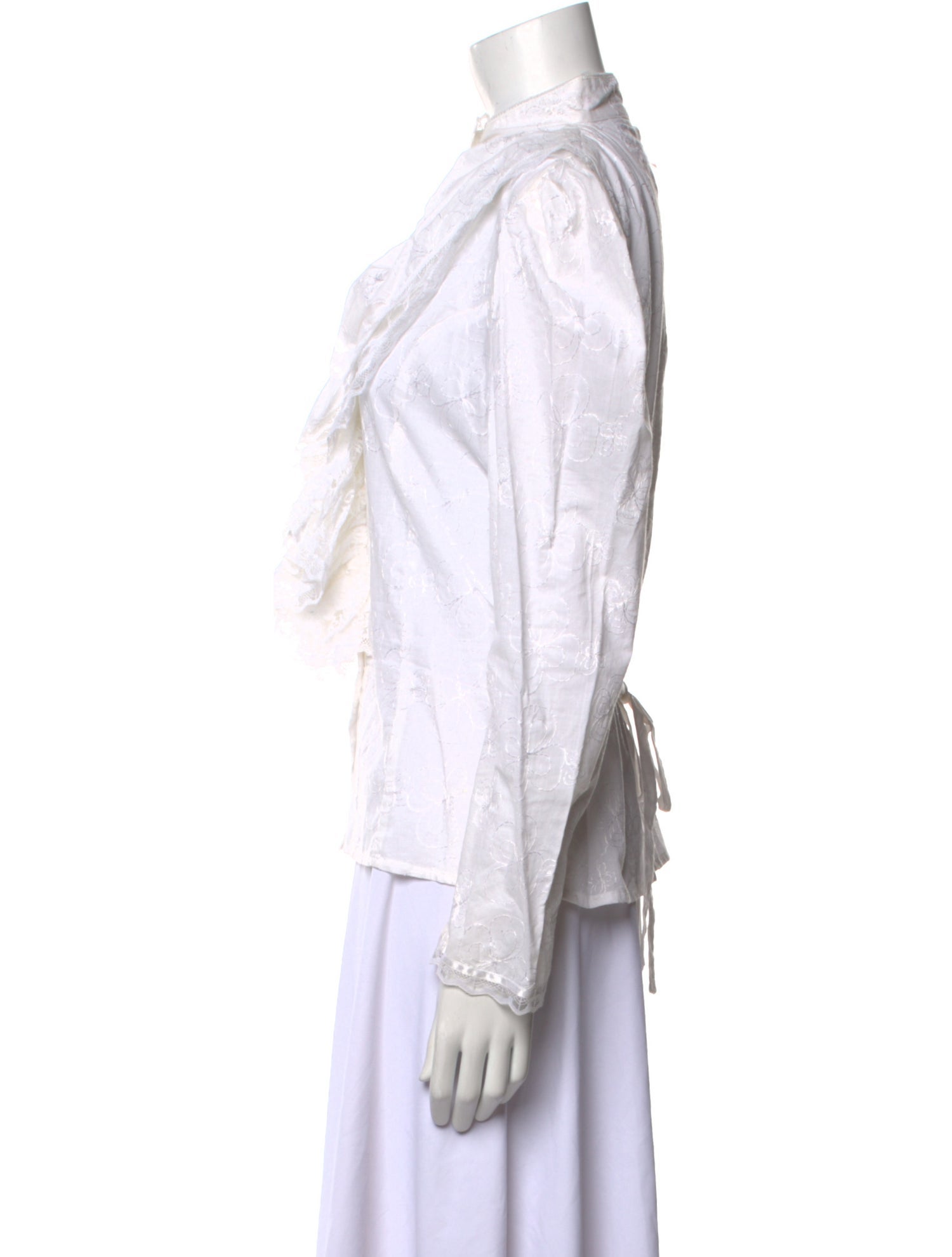 Scully & Scully Mock Neck Long Sleeve Top