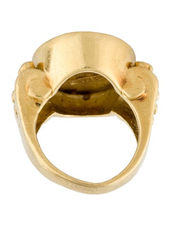 Seidengang 18K Diamond Greek Muse Signet Ring