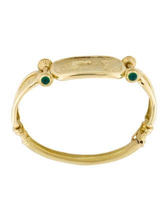 Seidengang 18K Dyed Chalcedony Motif Bracelet