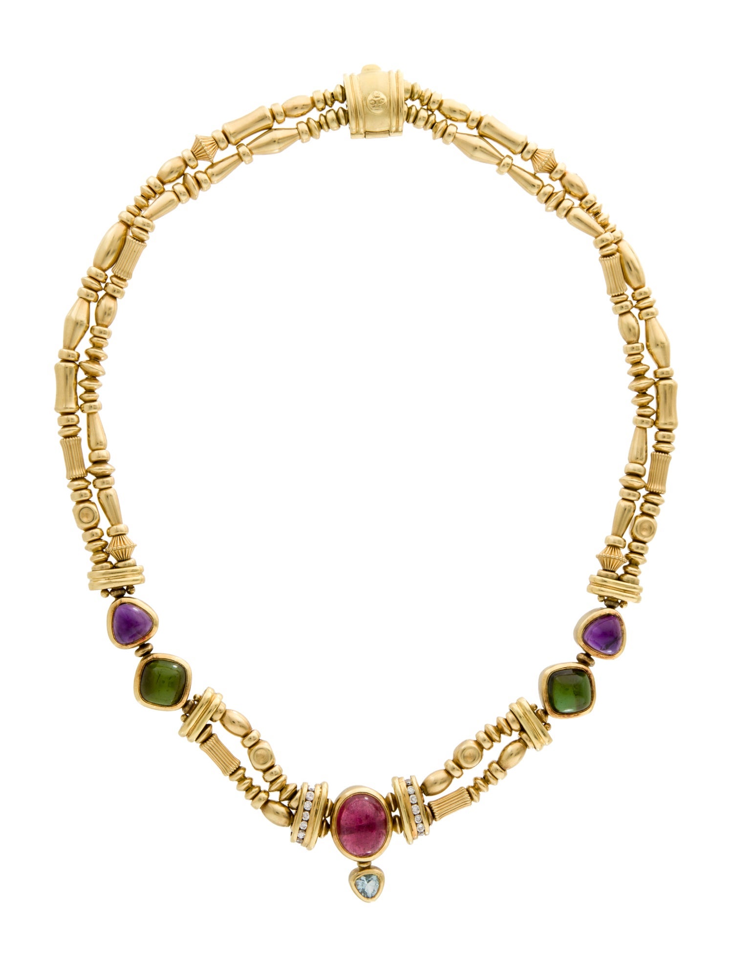 Seidengang 18K Multistone Collar Necklace