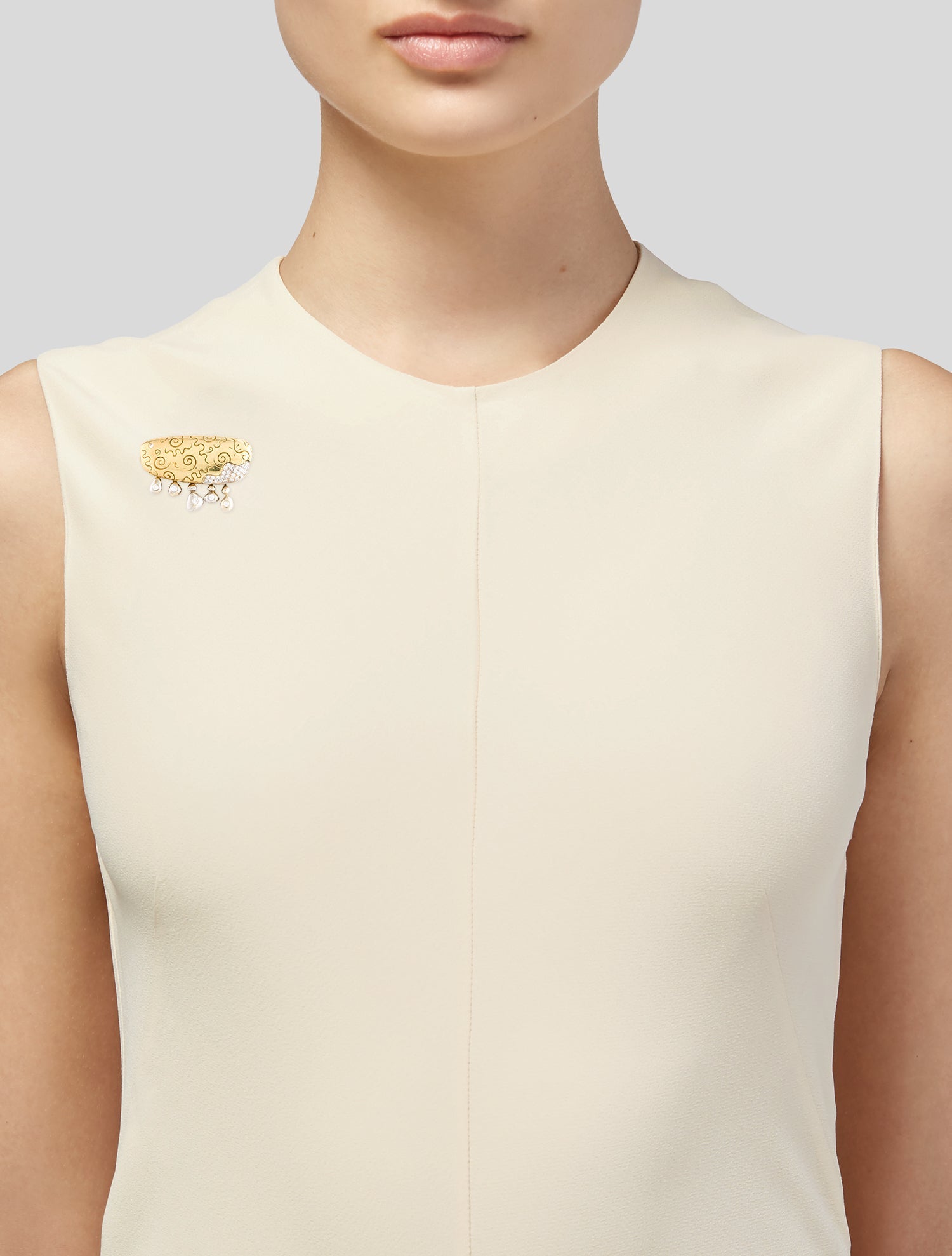Seidengang Diamond Brooch Pin
