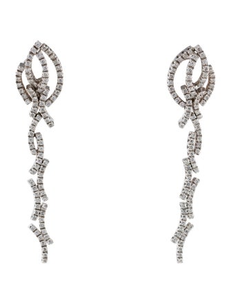 Zydo 18K 2.61ctw Diamond Drop Earrings