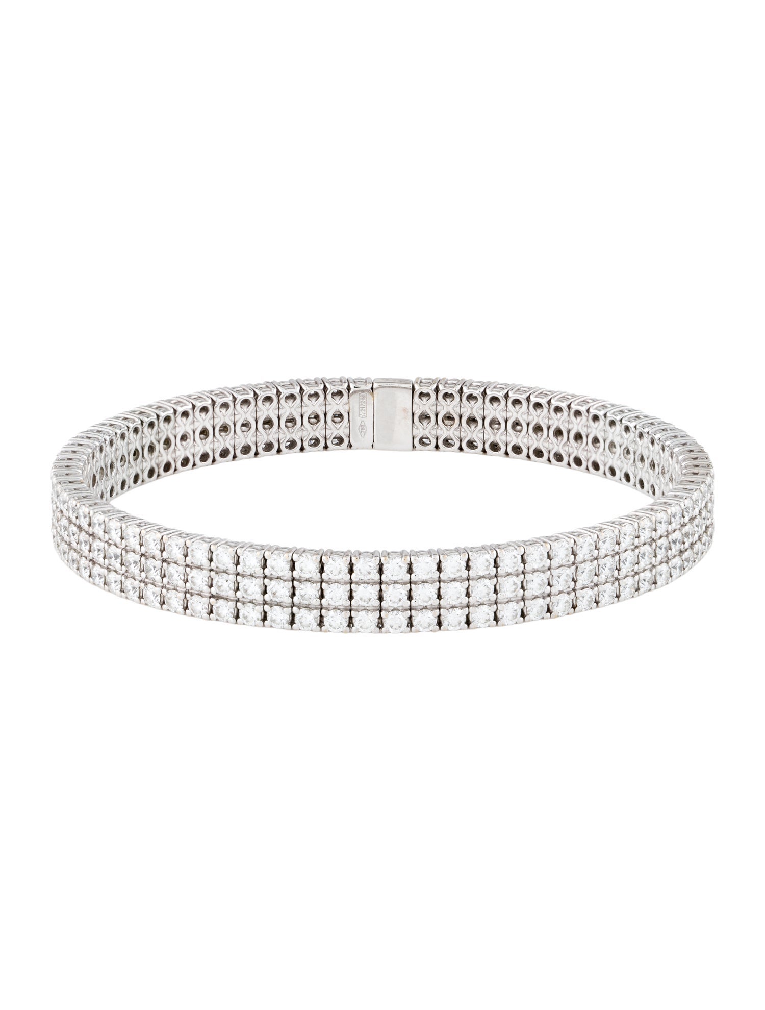 Zydo 18K 6.39ctw Diamond Stretch Bracelet