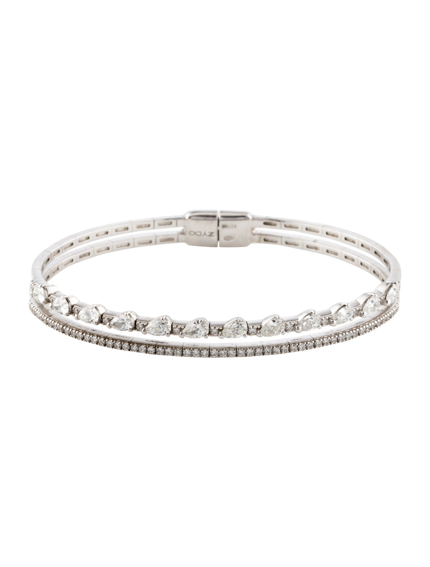 Zydo 14K Diamond Bangle Bracelet